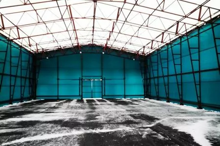 Каркасно-тентовый склад р-ром 17х64 м